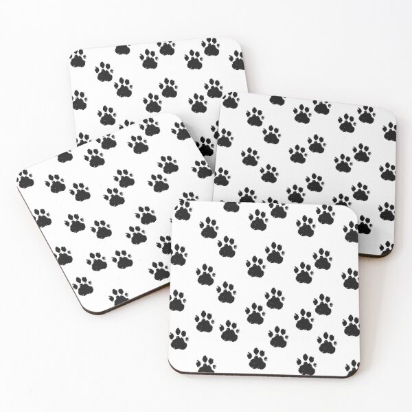 Item preview, Minimalist Animal Paw Prints Repeating Pattern designed and sold by VirellonInk.