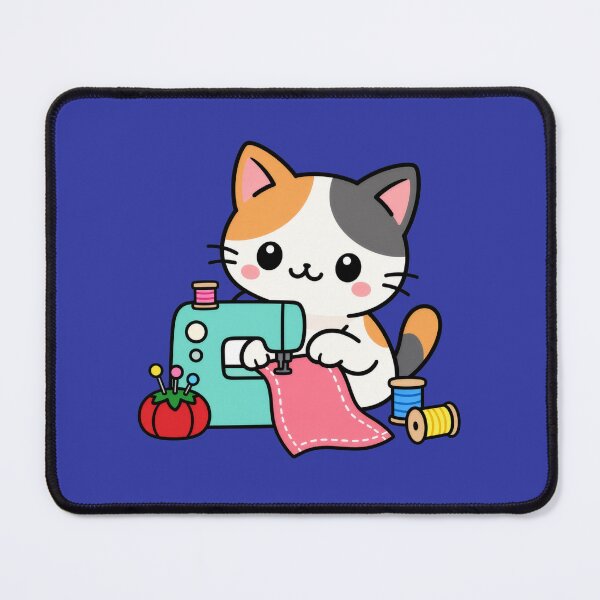 Item preview, Cute cat sewing designed and sold by Alaa-love-art.