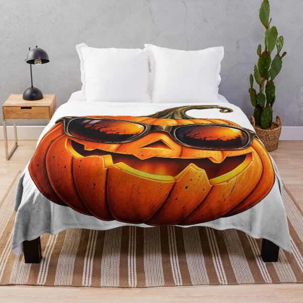 Item preview, Cool Jack O Lantern Pumpkin Wearing Sunglasses designed and sold by Kate1art.