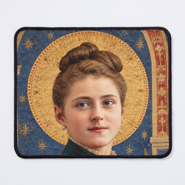 Item preview, Saint Thérèse of Lisieux, the Little Flower – Renaissance-Inspired Catholic Art designed and sold by Crux Fidelis.