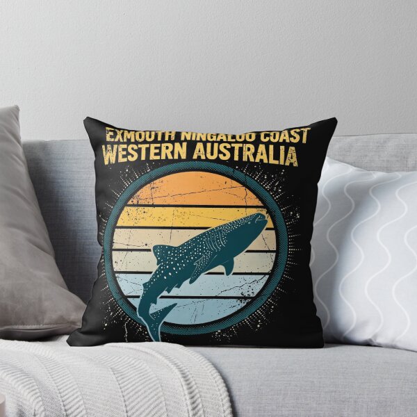 Item preview, Exmouth Ningaloo Coast Whale Shark Retro Sunset designed and sold by Yellowriversss.