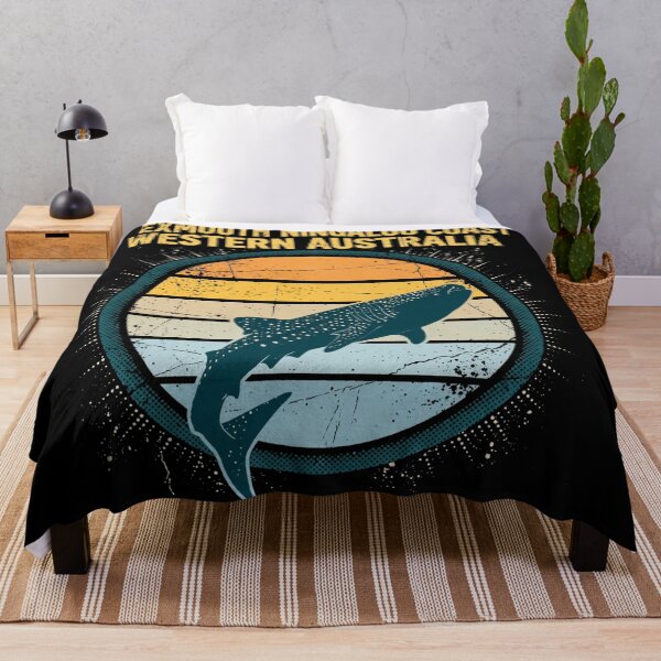 Item preview, Exmouth Ningaloo Coast Whale Shark Retro Sunset designed and sold by Yellowriversss.