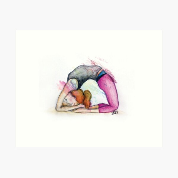 Yoga Series 1 Art Print