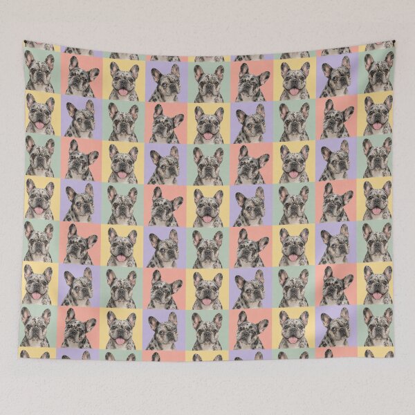 Item preview, Merle French Bulldog Portraits designed and sold by pixiedustpaint.