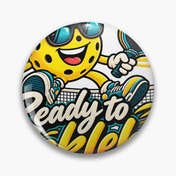 Item preview, Ready to Pickleball Cool Mascot Sunset designed and sold by JAZZY-DESIGN.