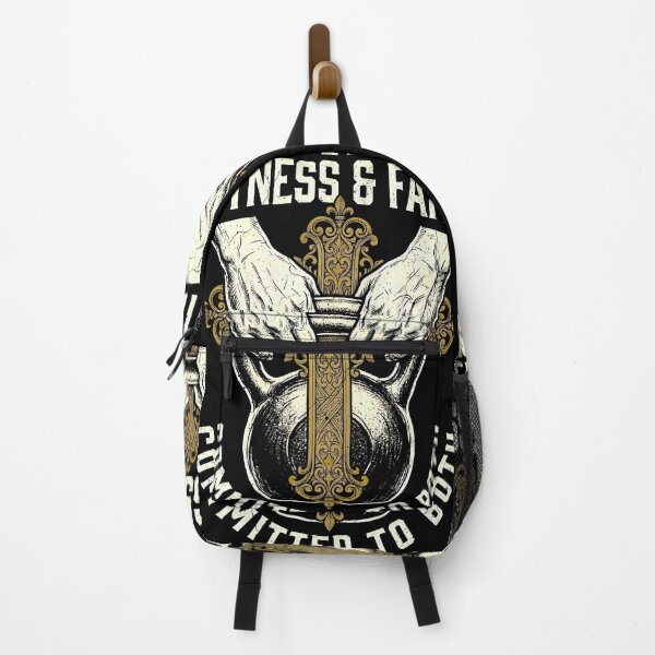 Item preview, Faith Fitness Committed To Both Christian Workout Kettlebell designed and sold by GrandeDuc.