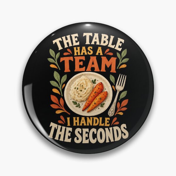 Item preview, Thanksgiving Seconds Role Matching Dinner Crew designed and sold by Katalice Design.