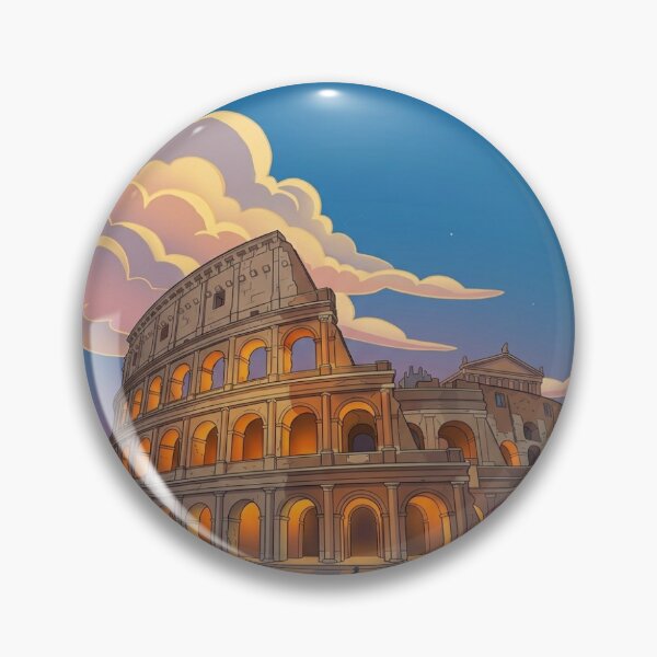 Item preview, Vintage Rome Italy Travel Postage Stamp Illustration designed and sold by YellowLion.