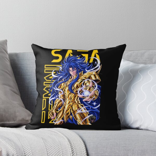Item preview, Gemini Saga Saint Seiya Anime Art – Golden Zodiac Knight Cosmic Power designed and sold by AvalonTshirts.