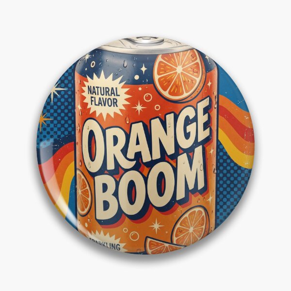 Item preview, Retro Orange Boom Vintage Pop Art Soda designed and sold by √46.
