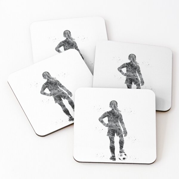 Item preview, Girl Soccer Goalkeeper Watercolor Art designed and sold by Liededrom..