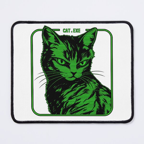 Item preview, cat.exe - Neon Cyber Cat designed and sold by MDMEJ.