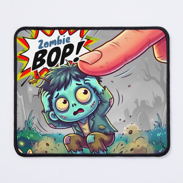 Item preview, Cute Zombie Cowering Under Giant Finger designed and sold by Gregory Short.