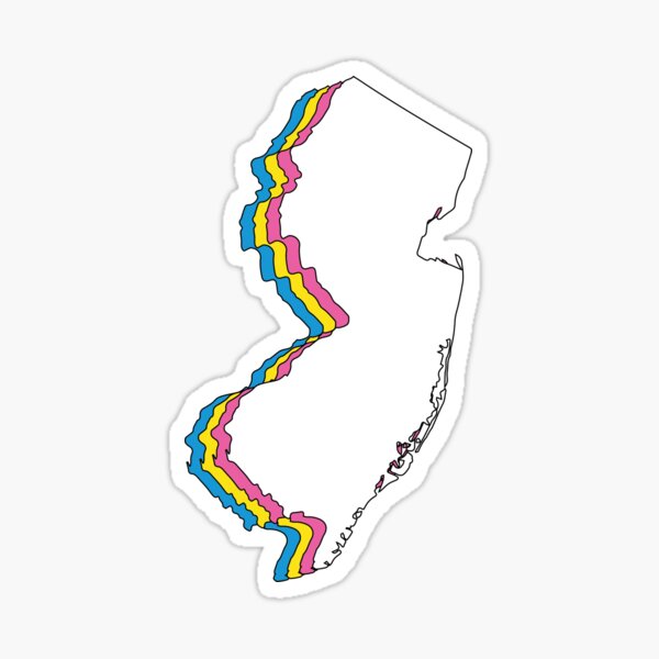 New Jersey State Sticker