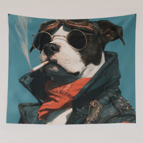 Item preview, Cool hipster dog designed and sold by dcrc.