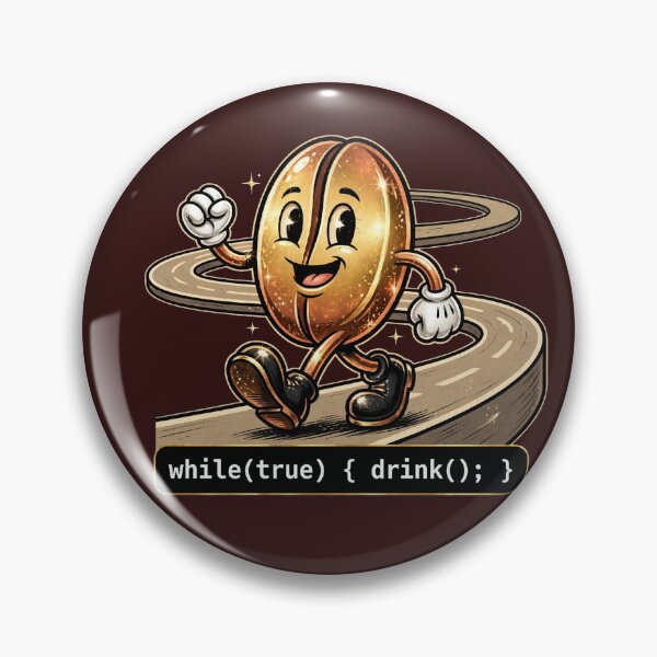 Item preview, Funny Programmer Coffee Cartoon Sticker Pack ​  designed and sold by Roseleals.