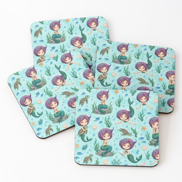 Item preview, Mermaid pattern Linsy designed and sold by AM4art.