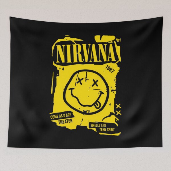 Item preview, Retro 1990s Grunge Band Guitar Silhouette designed and sold by alanconne.