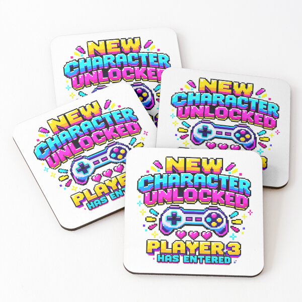 Item preview, New Character Unlocked Player Three Gamer Parents designed and sold by chattsuede.