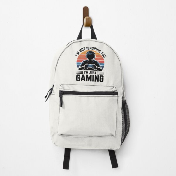 Item preview, I’m Not Ignoring You, I’m Just Gaming – Funny Gamer Quote designed and sold by Jollys-ArtShop.