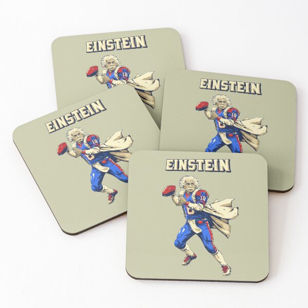 Item preview, Albert Einstein Quarterback designed and sold by Jungle Mantis.