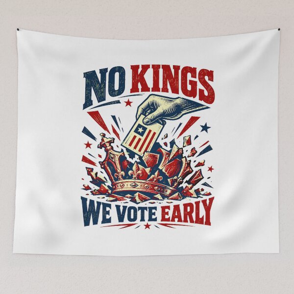 Item preview, No King Vote Early American Patriotism designed and sold by chattsuede.