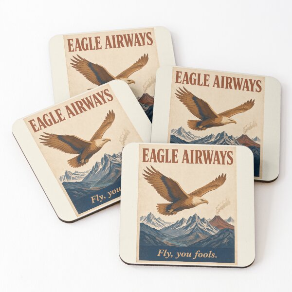 Item preview, Eagle Airways Travel Poster designed and sold by bycaiotti.