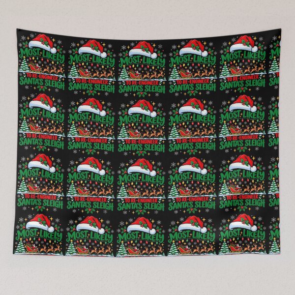 Item preview, Most Likely To Re-Engineer Santa's Sleigh designed and sold by snailslowdance.