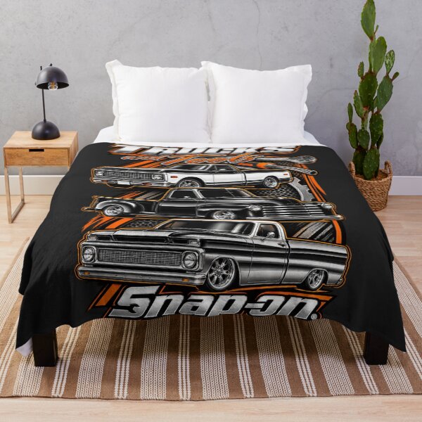 Item preview, Trucks and Tools Snap-on Classic Pickup Trucks Orange Black Mechanic Garage Style designed and sold by Cuiroblinda.