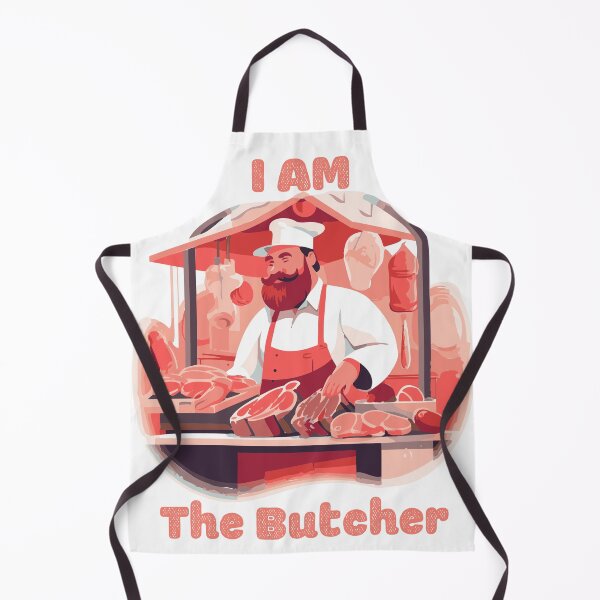 Item preview, I Am The Butcher Vintage Retro Butcher Shop Meat Lover designed and sold by lahmar-abbou.