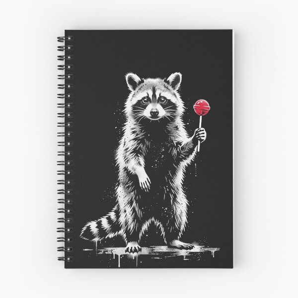 Item preview, racoon designed and sold by Why Not Art.