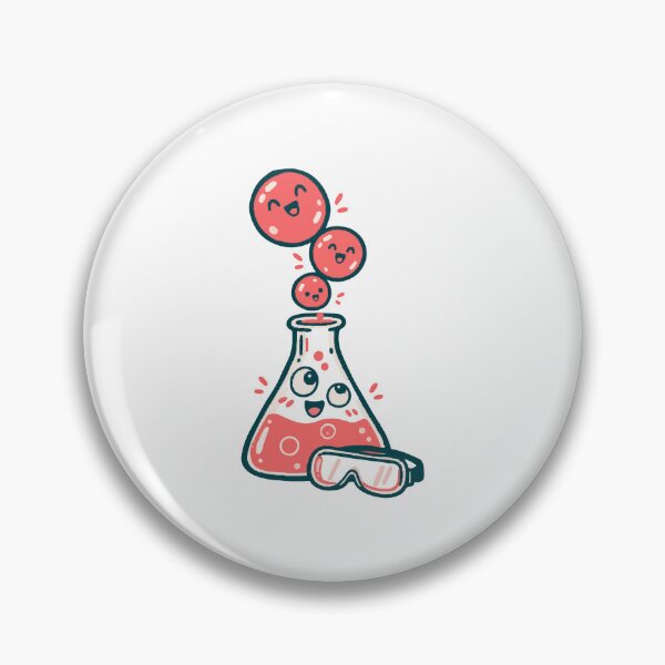 Item preview, Cute Chemistry Flask With Bubble Pompadour Halloween Lab Humor designed and sold by ThreadQuirk.