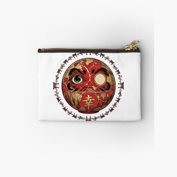 Item preview, Daruma Planet - Kintsugi Luck Moon with Torii Ring designed and sold by PrettyCrypt.