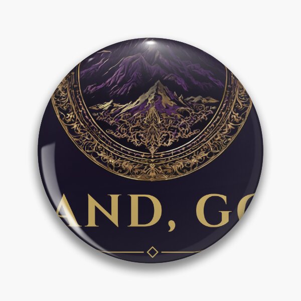 Item preview, Land, Go. – Mountain Medallion for Card Game Players designed and sold by Wyyder's Spellbook.