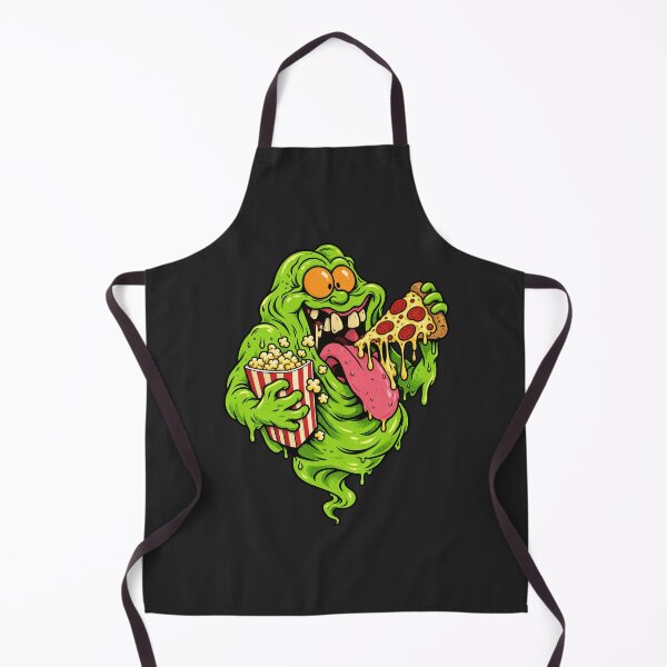 Item preview, Slimer Ghostbusters Green Ghost Pizza Popcorn Movie Monster Fun Cartoon Style designed and sold by Cuiroblinda.