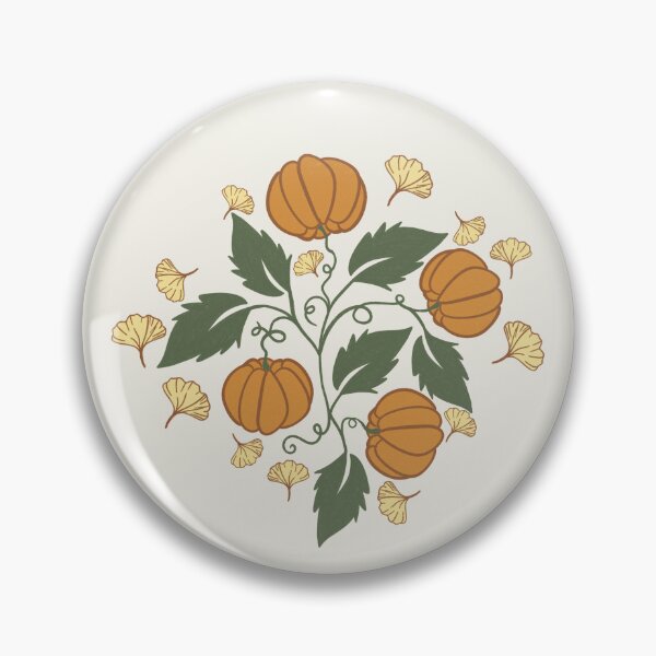 Item preview, Pumpkin and Ginkgo Pattern Autumn Palette designed and sold by Nekogobido.