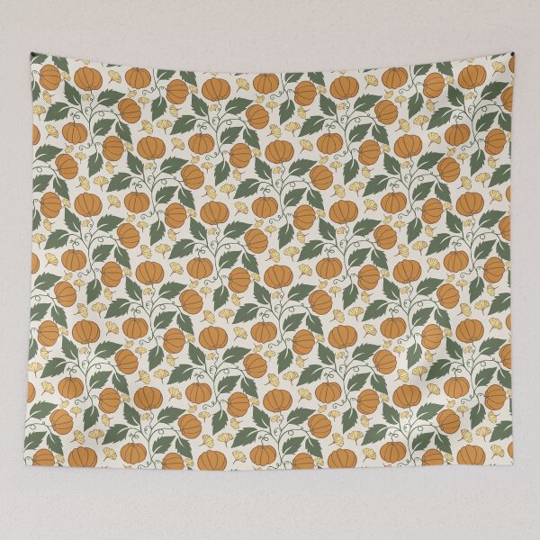 Item preview, Pumpkin and Ginkgo Pattern Autumn Palette designed and sold by Nekogobido.