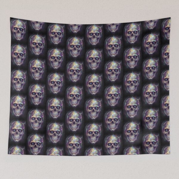 Item preview, Psychedelic Skull designed and sold by deafhoops1.
