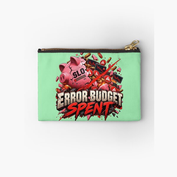 Item preview, Error Budget Spent - Funny SRE Reliability Humor designed and sold by Ink and Wink.