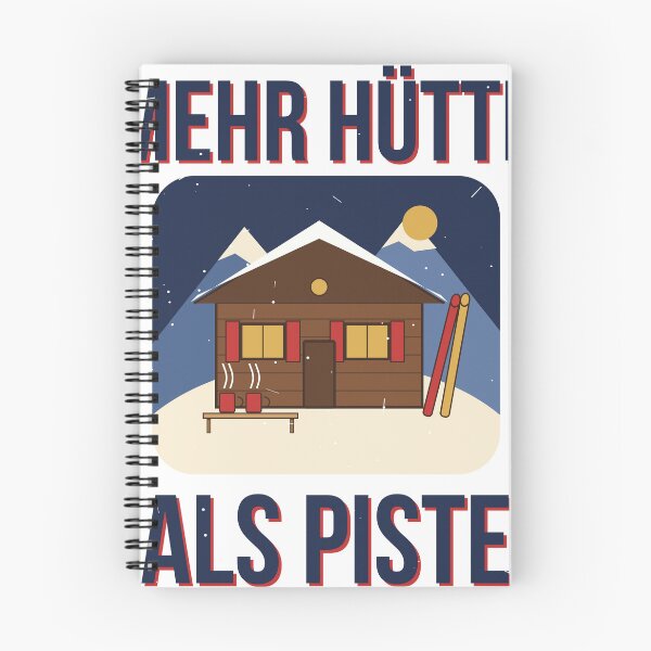 Item preview, Mehr Hütte als Piste designed and sold by Phaedra Jones.