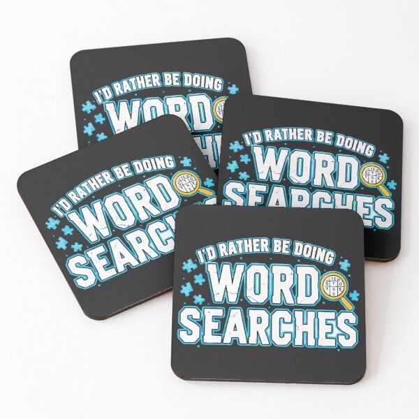 Item preview, I'D Rather Be Doing Word Searches designed and sold by PawPlanetPro.