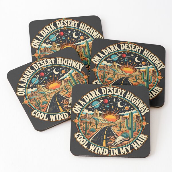 Item preview, On A Dark Desert Highway Cool Wind In My Hair Eagles Hotel California Sunset Road designed and sold by Cuiroblinda.