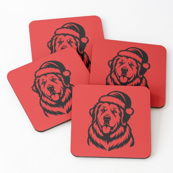 Item preview, Great Pyrenees Wearing a Santa Hat designed and sold by theartfulaspie.