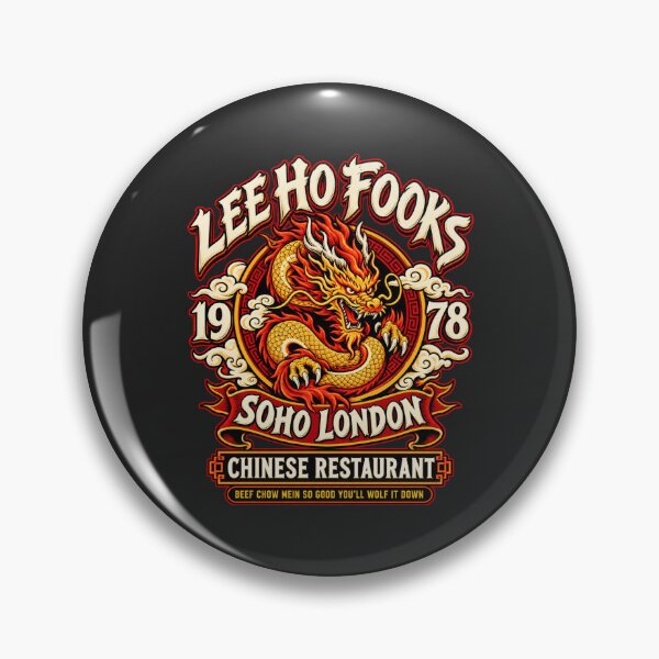Item preview, Lee Ho Fooks Chinese Restaurant Dragon 1978 Soho London Beef Chow Mein Classic designed and sold by Cuiroblinda.
