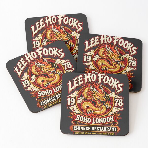 Item preview, Lee Ho Fooks Chinese Restaurant Dragon 1978 Soho London Beef Chow Mein Classic designed and sold by Cuiroblinda.