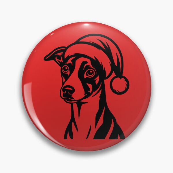 Item preview, Italian Greyhound Wearing a Santa Hat designed and sold by theartfulaspie.