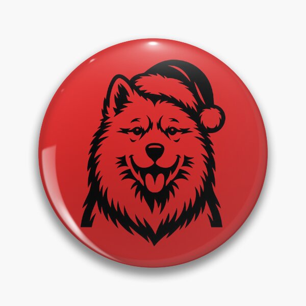 Item preview, Samoyed Wearing a Santa Hat designed and sold by theartfulaspie.