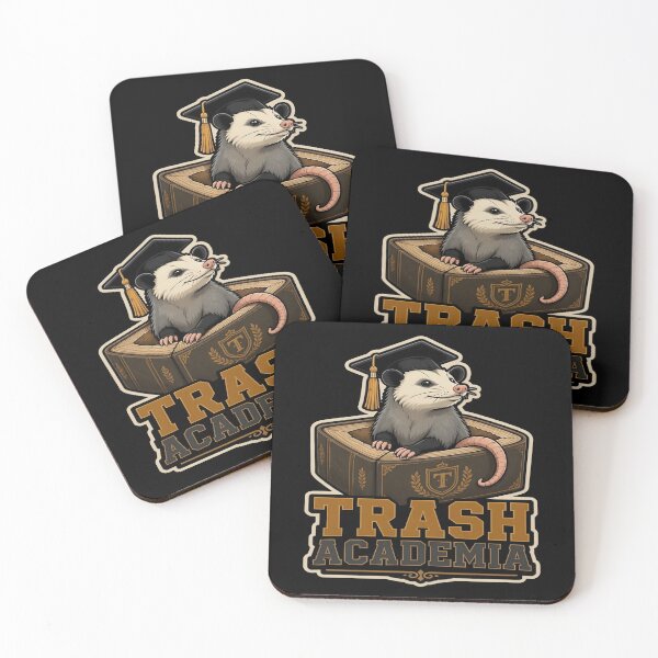 Item preview, Trash Academia Funny Graduation Opossum Student Book designed and sold by PozivoPlus.