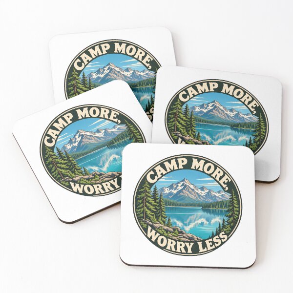 Item preview, Camp More, Worry Less designed and sold by VelvetRoom.