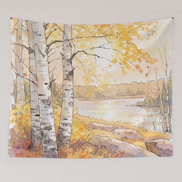 Item preview, Sunset by the lakeshore designed and sold by sid1802.